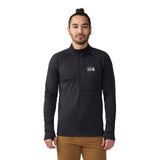 Mountain Hardwear Men's Glacial Trail Half Zip Black