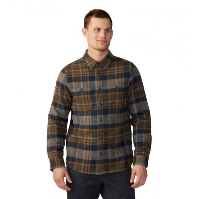 Mountain Hardwear Men's Plusher Long Sleeve Shirt Ridgeline Amsterdam Plaid