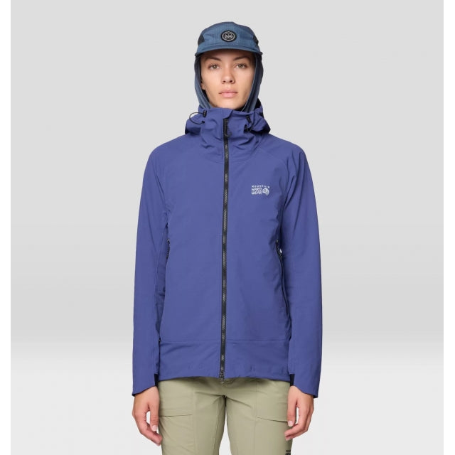 Mountain Hardwear Womens Chockstone Alpine Lt Hooded Jacket Lapis dusk