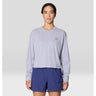 Mountain Hardwear Mhw Nut Boxy Crop W Ls Hardwear Grey Heather