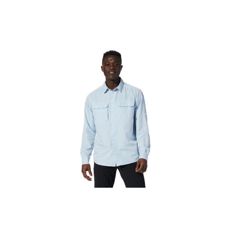 Mountain Hardwear Men's Canyon Long Sleeve Shirt Blue Chambray