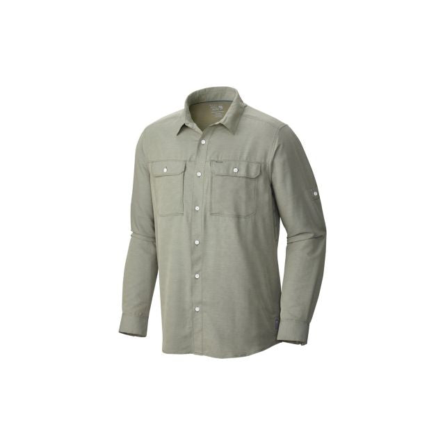 Mountain Hardwear Men's Canyon Long Sleeve Shirt Stone Green