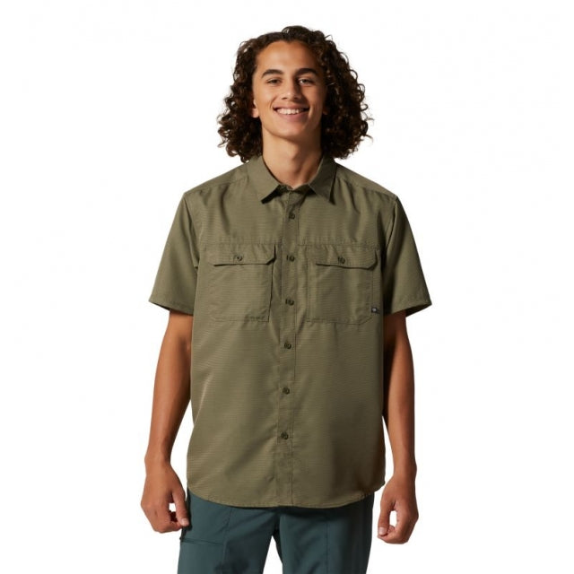 Mountain Hardwear Men's Canyon Short Sleeve Shirt tone Green / S