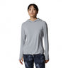 Mountain Hardwear Women's Crater Lake Long Sleeve Hoody Glacial