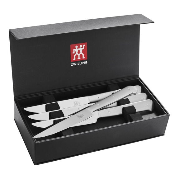Zwilling 8-Piece Stainless Steel Porterhouse Steak Knife Set with Presentation Box