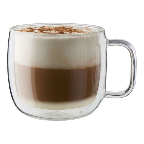 Zwilling Sorrento Plus Double Wall Cappuccino Glass Mug (Single Glass)