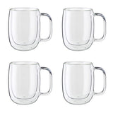 Zwilling Sorrento Plus Double Wall 4-Piece Mug Set