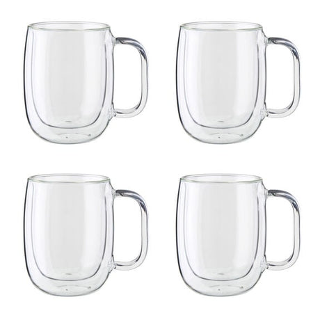 Zwilling Sorrento Plus Double Wall 4-Piece Mug Set