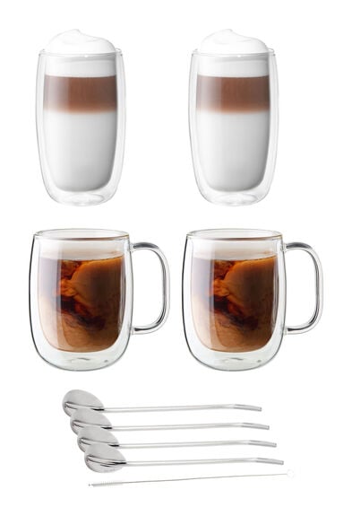Zwilling Sorrento Plus Double Wall 9-Piece Coffee and Beverage Set