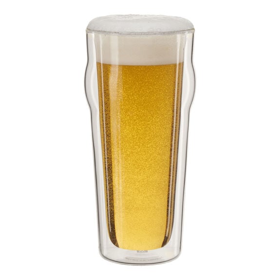 Zwilling Sorrento Plus Double Wall Pint Beer Glass (Single Glass)