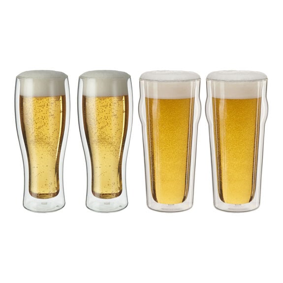 Zwilling Sorrento Plus Double Wall 4-Piece Beer Glass Set