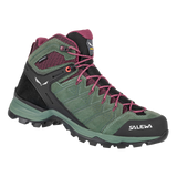 Salewa Women's Alp Mate Mid PTX Boot Duck Green/Rhododendon