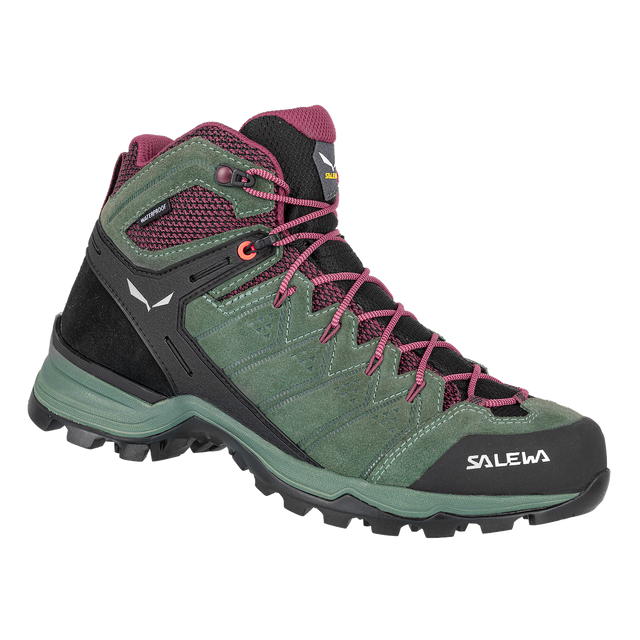 Salewa Women's Alp Mate Mid PTX Boot Duck Green/Rhododendon