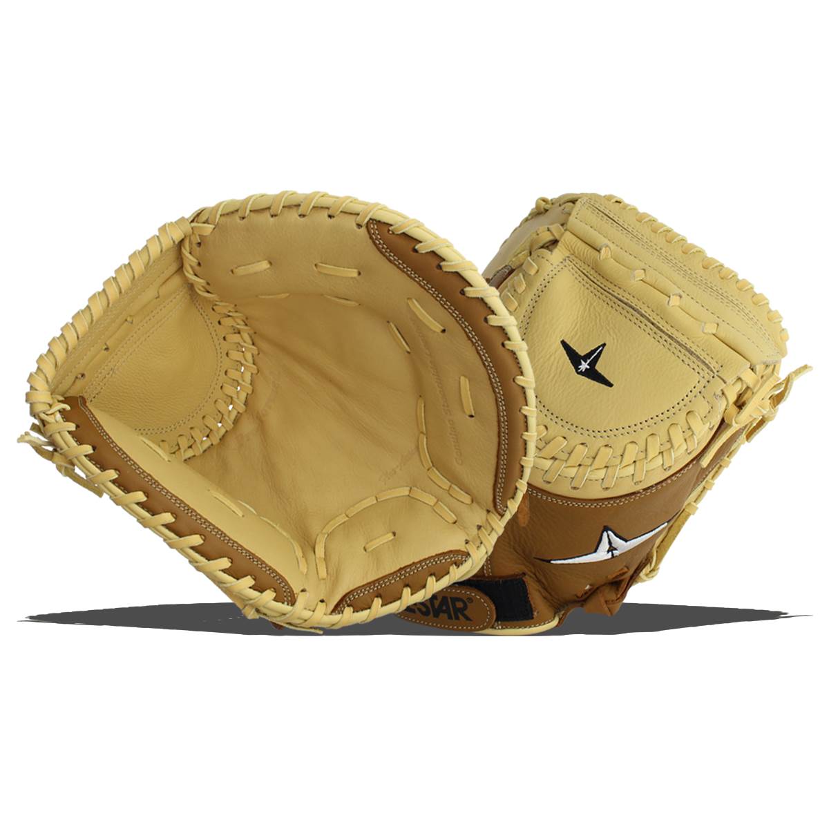 ALL STAR SPORTS Pro Fastpitch Softball Catcher's Mitt, RH Adult Cr/sdl