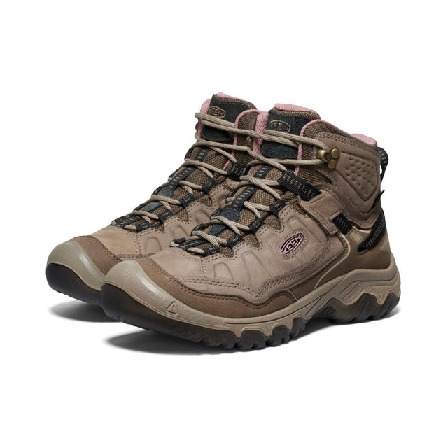 Keen Women's Targhee IV Waterproof Hiking Boot - Brindle/Nostalgia Rose Brindle/Nostalgia Rose