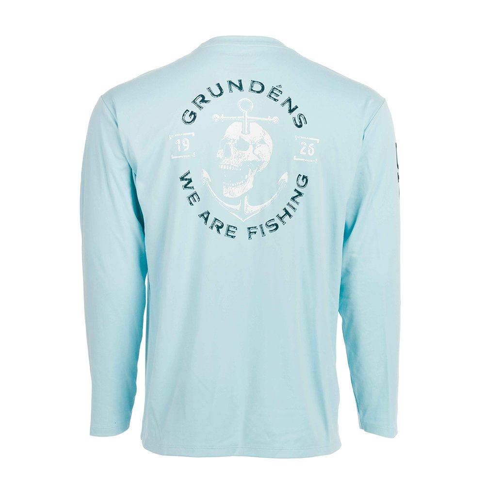 Grundens Anchor Down LS Tech Tee urf / S