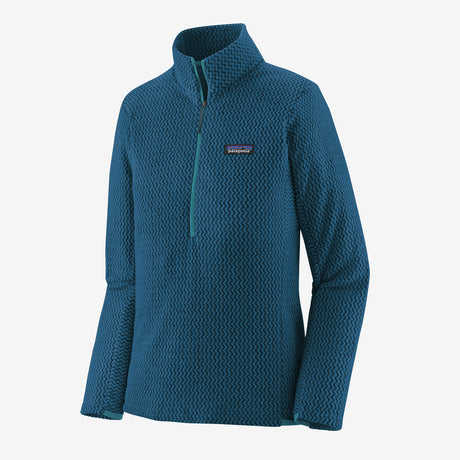 Patagonia Women's R1 Air Zip-neck Lagom blue