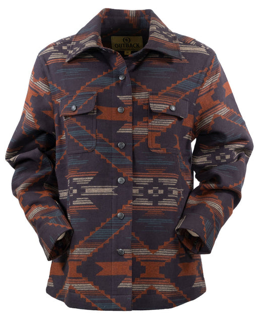 Outback Trading Co. Macy Shirt Jacket Brown