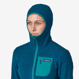 Patagonia Women's R1 Air Full-Zip Hoody - Lagom Blue Lagom Blue