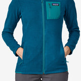 Patagonia Women's R1 Air Full-Zip Hoody - Lagom Blue Lagom Blue