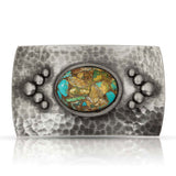 Montana Silversmiths River Rock Cascade Turquoise Buckle