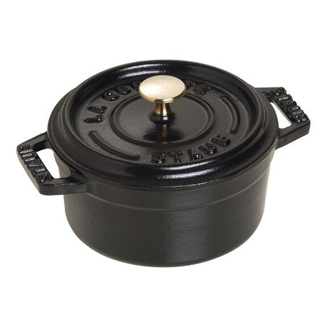 Staub Mini Round Cocotte Black Matte