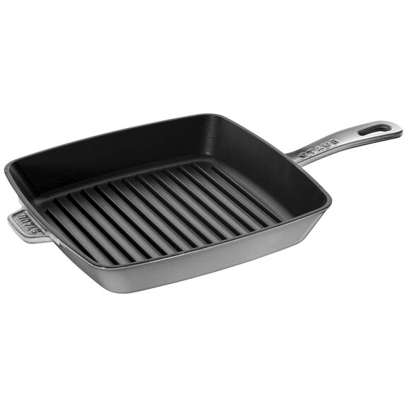 Staub 10-inch Square Grill Pan Graphite Gray