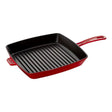 Staub 12-inch Square Grill Pan Cherry