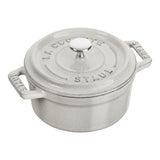 Staub Mini Round Cocotte White Truffle