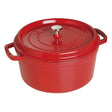 Staub 7 Qt Round Cocotte Cherry