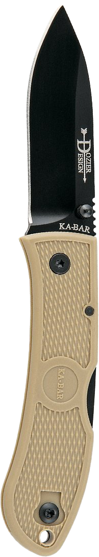 Ka-bar Dozier Folding Hunter Knife - Coyote Brown ...