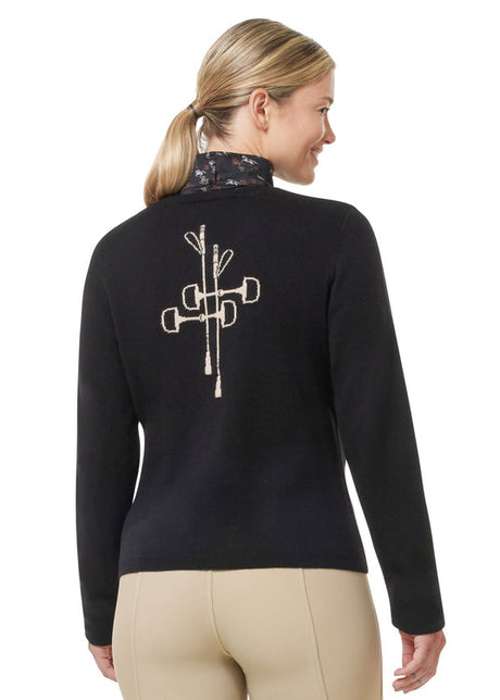 Kerrits Equestrian Apparel Stable Temp Merino Wool Quarter Zip Top - Black Black