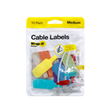 Wrap It Cable Labels 10 Pack - Medium Assorted /  / 10PK