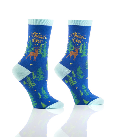 YO Sox Cheers Deers - Cotton Crew Socks