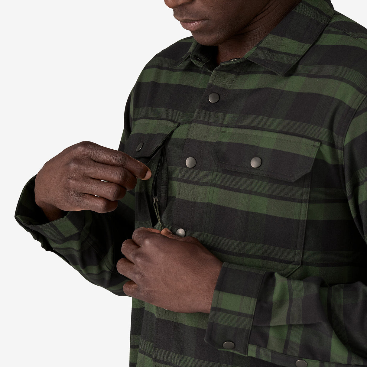 Patagonia Men's Canyonite Flannel Shirt - Rush: Torrey Pine Green Rush: Torrey Pine Green