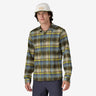 Patagonia Men's Canyonite Flannel Shirt - Vortex: Pine Needle Green Vortex: Pine Needle Green