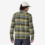 Patagonia Men's Canyonite Flannel Shirt - Vortex: Pine Needle Green Vortex: Pine Needle Green