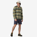 Patagonia Men's Canyonite Flannel Shirt - Vortex: Pine Needle Green Vortex: Pine Needle Green