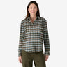 Patagonia Women's Canyonite Flannel Shirt - Camp Out: Pine Needle Green Camp Out: Pine Needle Green