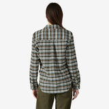 Patagonia Women's Canyonite Flannel Shirt - Camp Out: Pine Needle Green Camp Out: Pine Needle Green