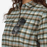 Patagonia Women's Canyonite Flannel Shirt - Camp Out: Pine Needle Green Camp Out: Pine Needle Green