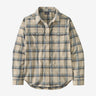 Patagonia Women's Canyonite Flannel Shirt - Mountain Trek: Pumice Mountain Trek: Pumice