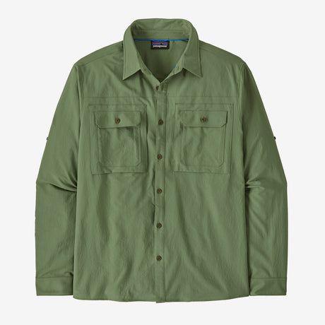 Patagonia Men's Long-Sleeved Self-Guided Sun Shirt - Terrain Green Terrain Green