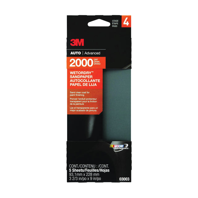 Bondo Automotive Sandpaper 2000G