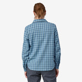 Patagonia Women's Early Rise Stretch Shirt - Santa Cruz: Lago Blue Santa Cruz: Lago Blue