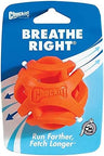 Chuckit! Air Breathe Right Dog Toy Fetch Ball - Medium / Large Orange