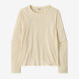 Patagonia Women's Long-Sleeved Regenerative Organic Certified Cotton Tee - Undyed Natural Undyed Natural