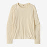 Patagonia Women's Long-Sleeved Regenerative Organic Certified Cotton Tee - Undyed Natural Undyed Natural