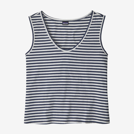 Patagonia Women's Regenerative Organic Certified Cotton Tank Top Field Day: New Navy