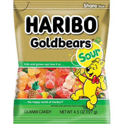 Haribo Sour Goldbears Gummies